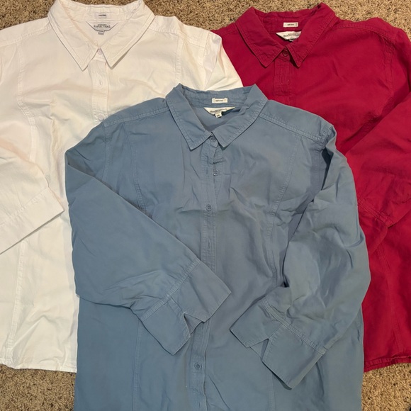 3 pack cotton matching blouses - Picture 1 of 2